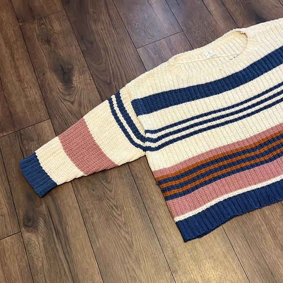 BY together oversized cable knit sweater size large - Picture 3 of 8